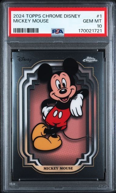 2024 Topps Chrome Disney #37 Hades Purple Refractor /199 PSA 10 2024 Topps Chrome Disney #37 Hades Purple Refractor /199 PSA 10