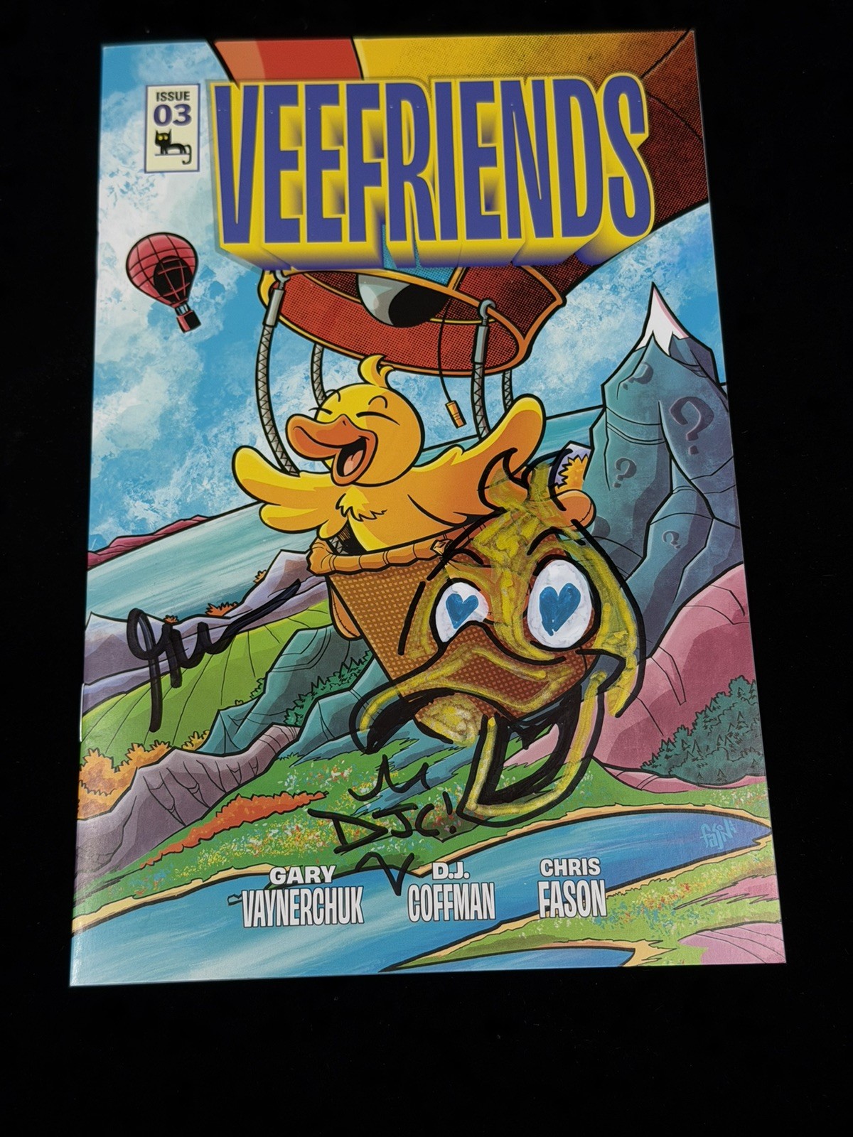 VeeFriends #3 World Tour 2025 Decisive Duck DJ Coffman Sketch Signed Vaynerchuk VeeFriends #3 World Tour 2025 Decisive Duck DJ Coffman Sketch Signed Vaynerchuk