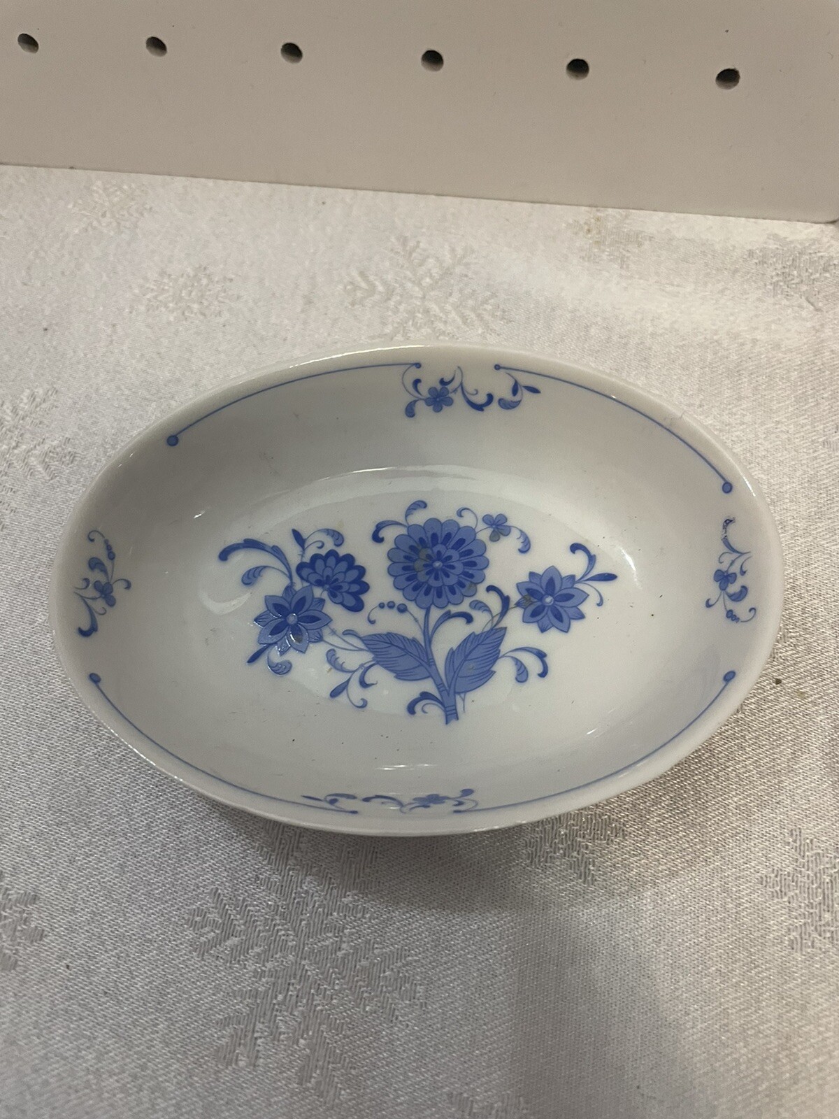 The Toscany Blue Floral Soap Dish Vintage 25.00 The Toscany Blue Floral Soap Dish Vintage 25.00