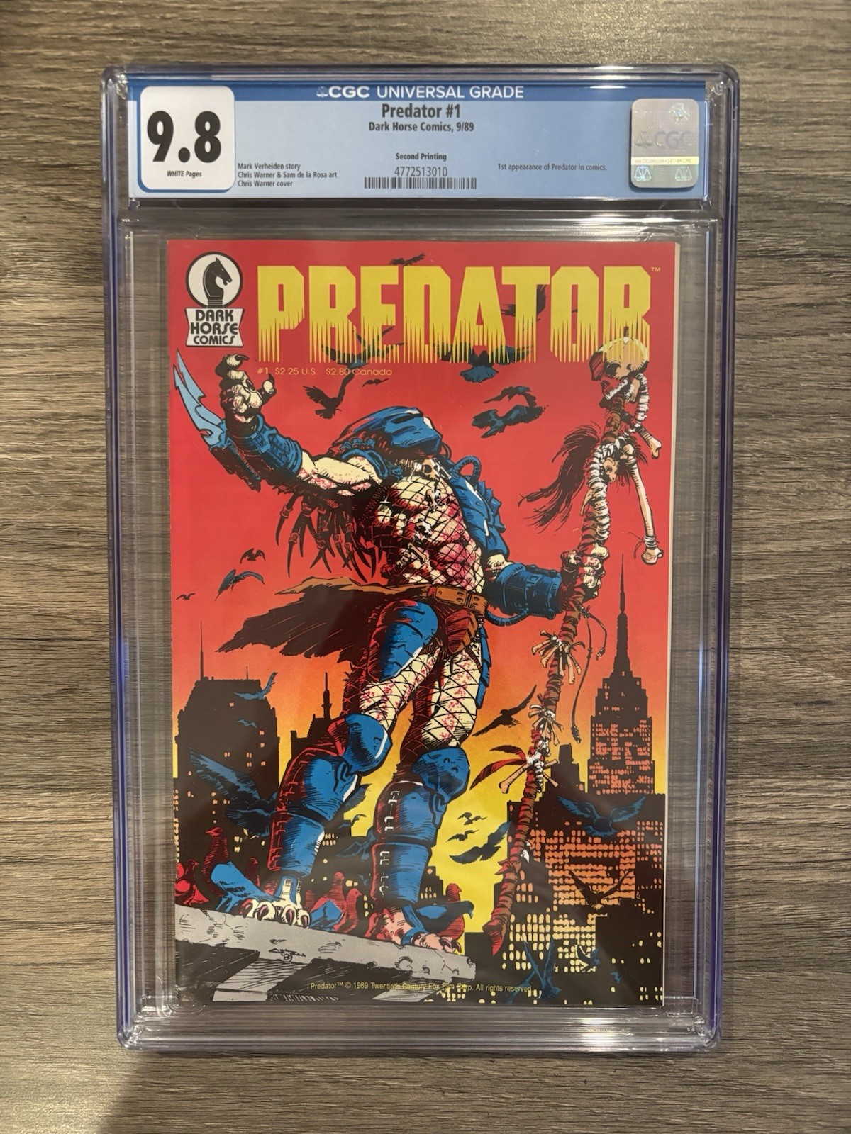 Predator #1 CGC 9.8 1st Predator In Comics Very Rare Grade ππ₯π₯ Predator #1 CGC 9.8 1st Predator In Comics Very Rare Grade ππ₯π₯