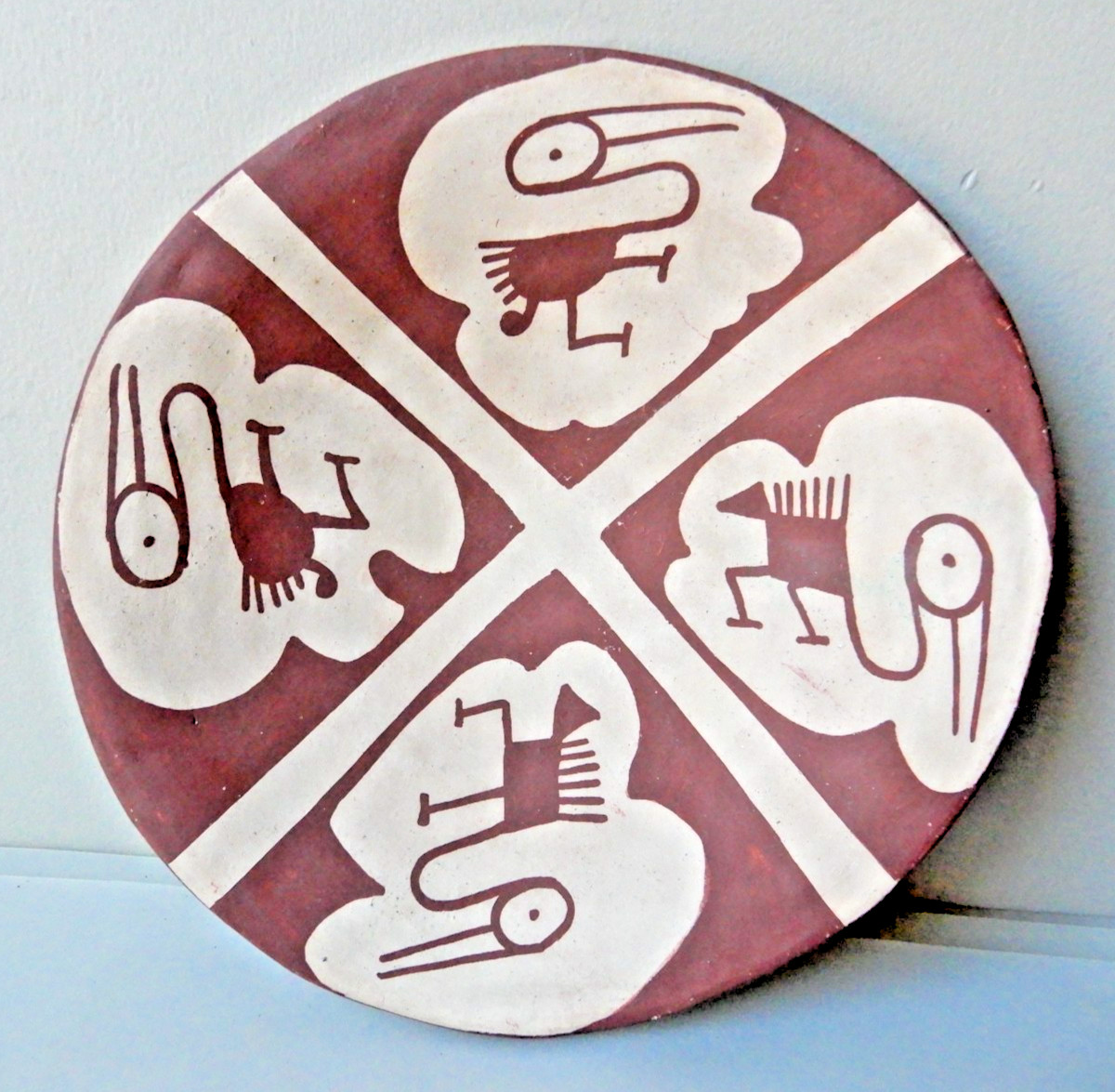 Hohokam Design Buffware Bowl 6" wide, just over 1" high Hohokam Design Buffware Bowl 6" wide, just over 1" high