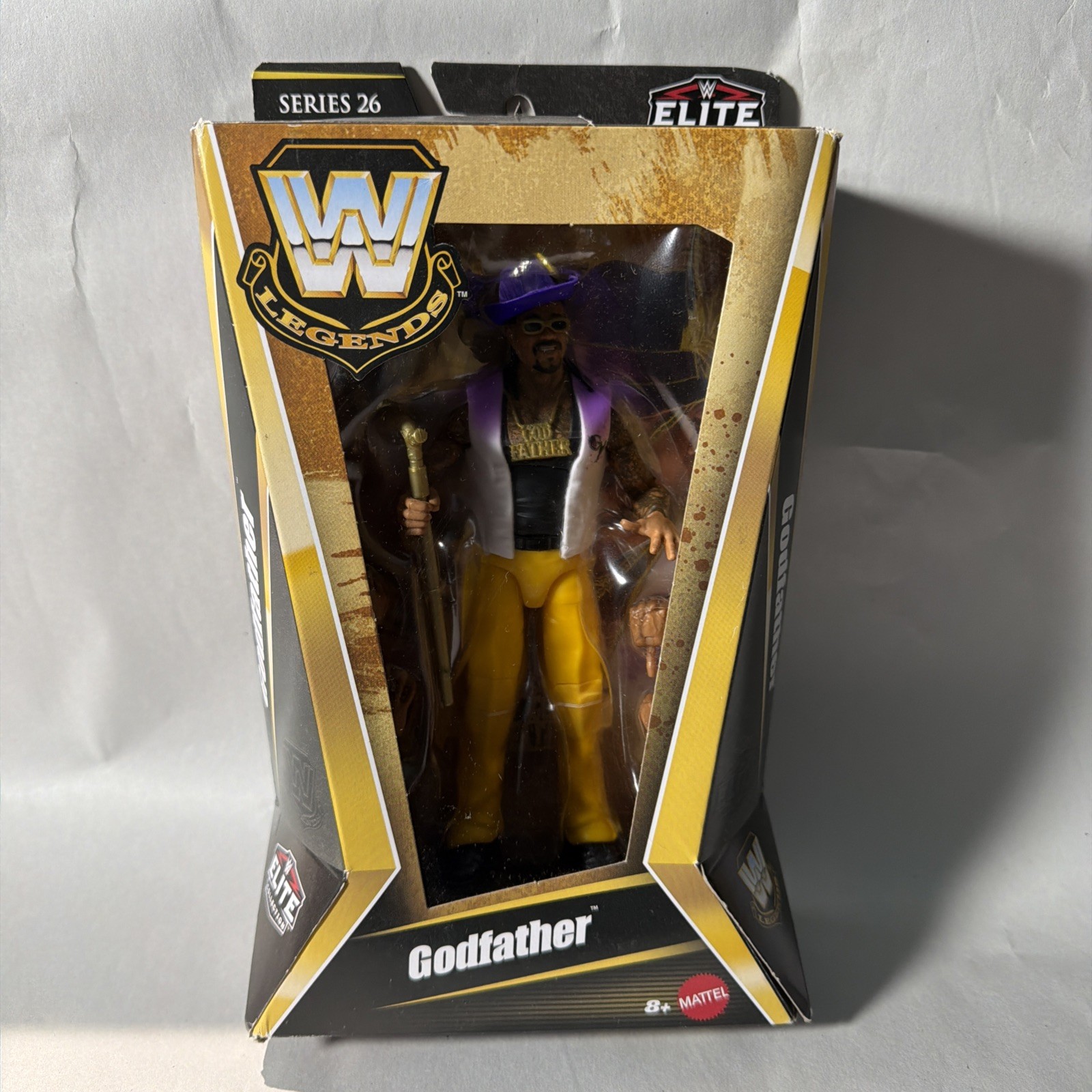 Mattel WWE Elite Legends The Godfather Action Figure Wrestling Collectible Mattel WWE Elite Legends The Godfather Action Figure Wrestling Collectible