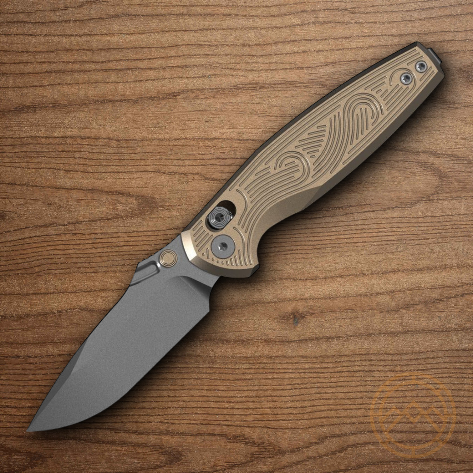Kizer Cutlery Khamsin Folding Knife 3.13" Nitro V Steel Blade Aluminum Handle