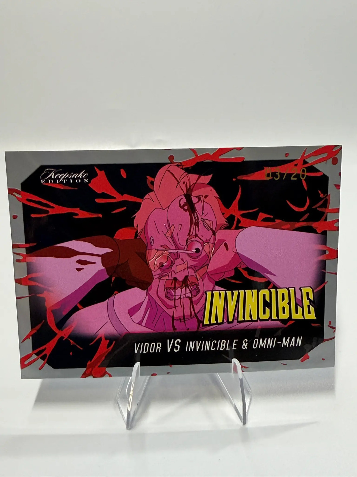2026 Invincible #284 Vidor vs Invincible Omni-Man 13/20 Free Pack Included 2026 Invincible #284 Vidor vs Invincible Omni-Man 13/20 Free Pack Included
