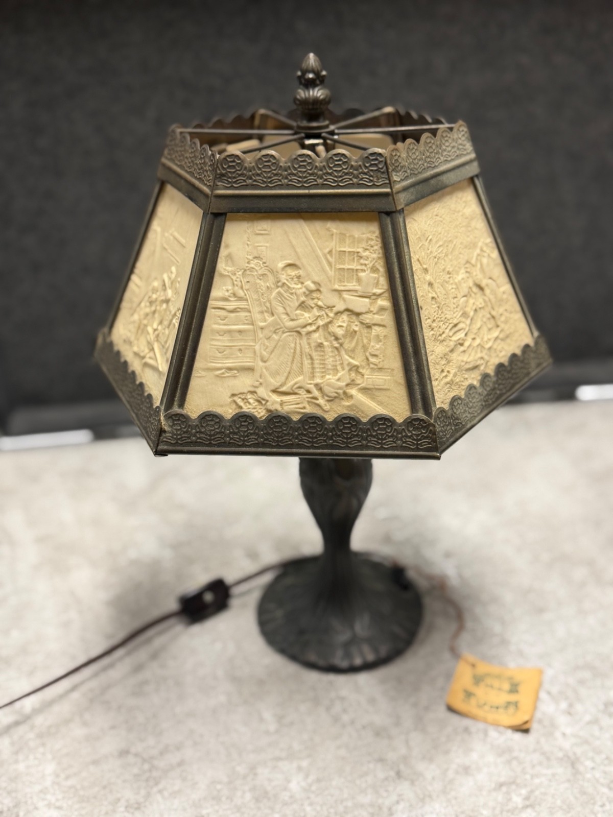 The Porcelain Garden 6 Panel Lithophane Table Lamp Discontinued Art Nouveau Work The Porcelain Garden 6 Panel Lithophane Table Lamp Discontinued Art Nouveau Work
