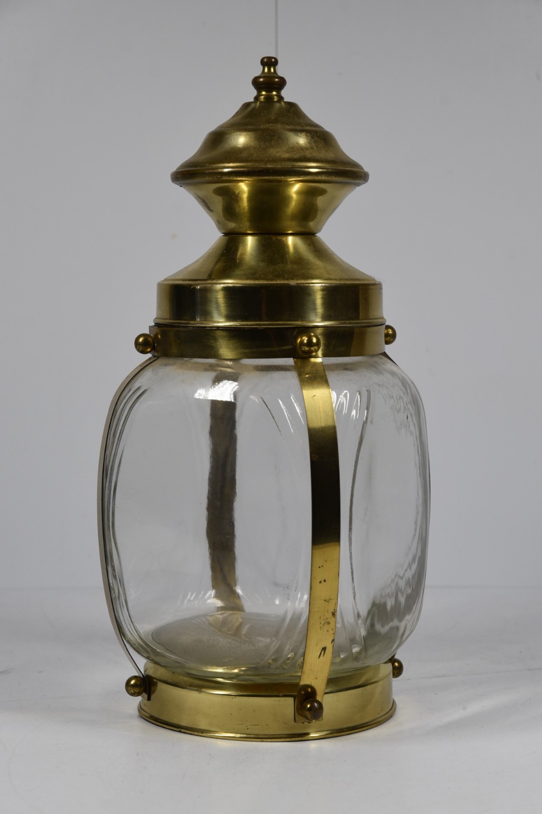 Vintage Hazel Atlas Brass Glass Jar Apothecary Canister Cookie Candy Cigar Beach Vintage Hazel Atlas Brass Glass Jar Apothecary Canister Cookie Candy Cigar Beach