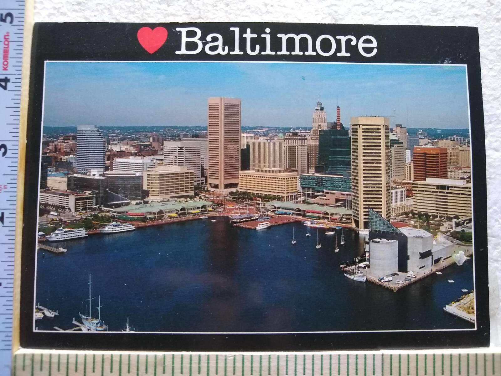 Postcard Aerial View Baltimore Maryland USA Postcard Aerial View Baltimore Maryland USA