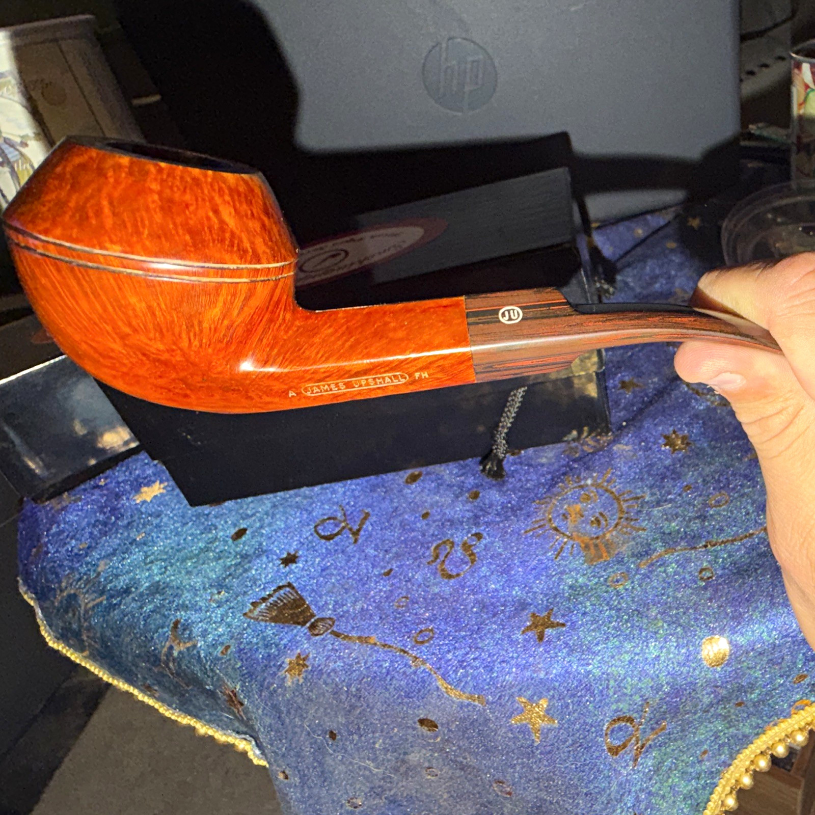 (Vintage)James Upshall Smooth (P) (FH) Tobacco Pipe (Vintage)James Upshall Smooth (P) (FH) Tobacco Pipe