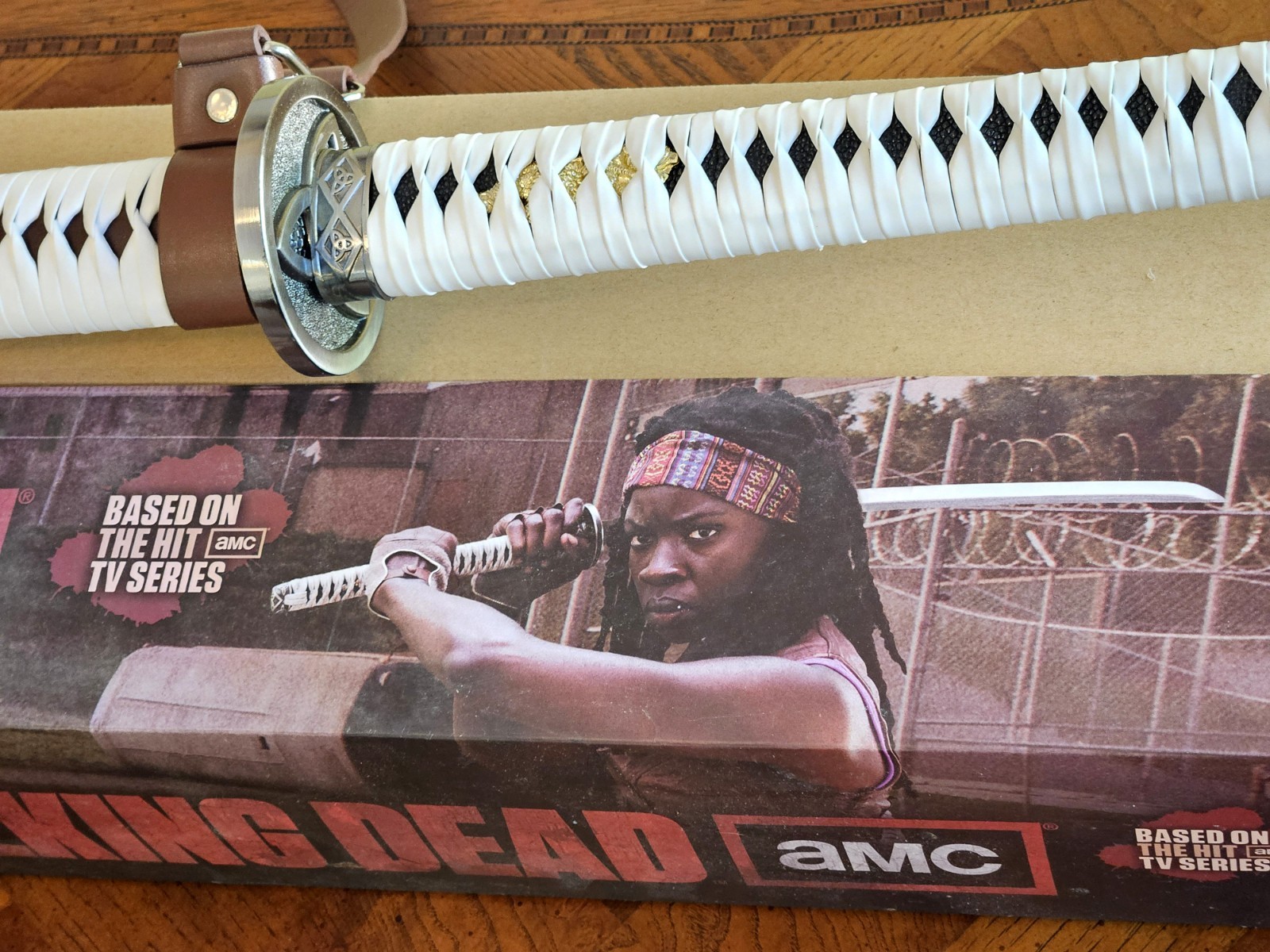 MASTER CUTLERY Walking Dead Michonne Katana Officially Licensed AMC Michonne's