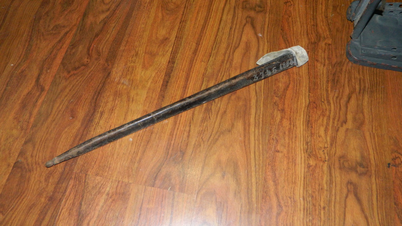 Antique Old 18 Century US Civil War Socket Bayonet Leather Scabbard Sheath Antique Old 18 Century US Civil War Socket Bayonet Leather Scabbard Sheath