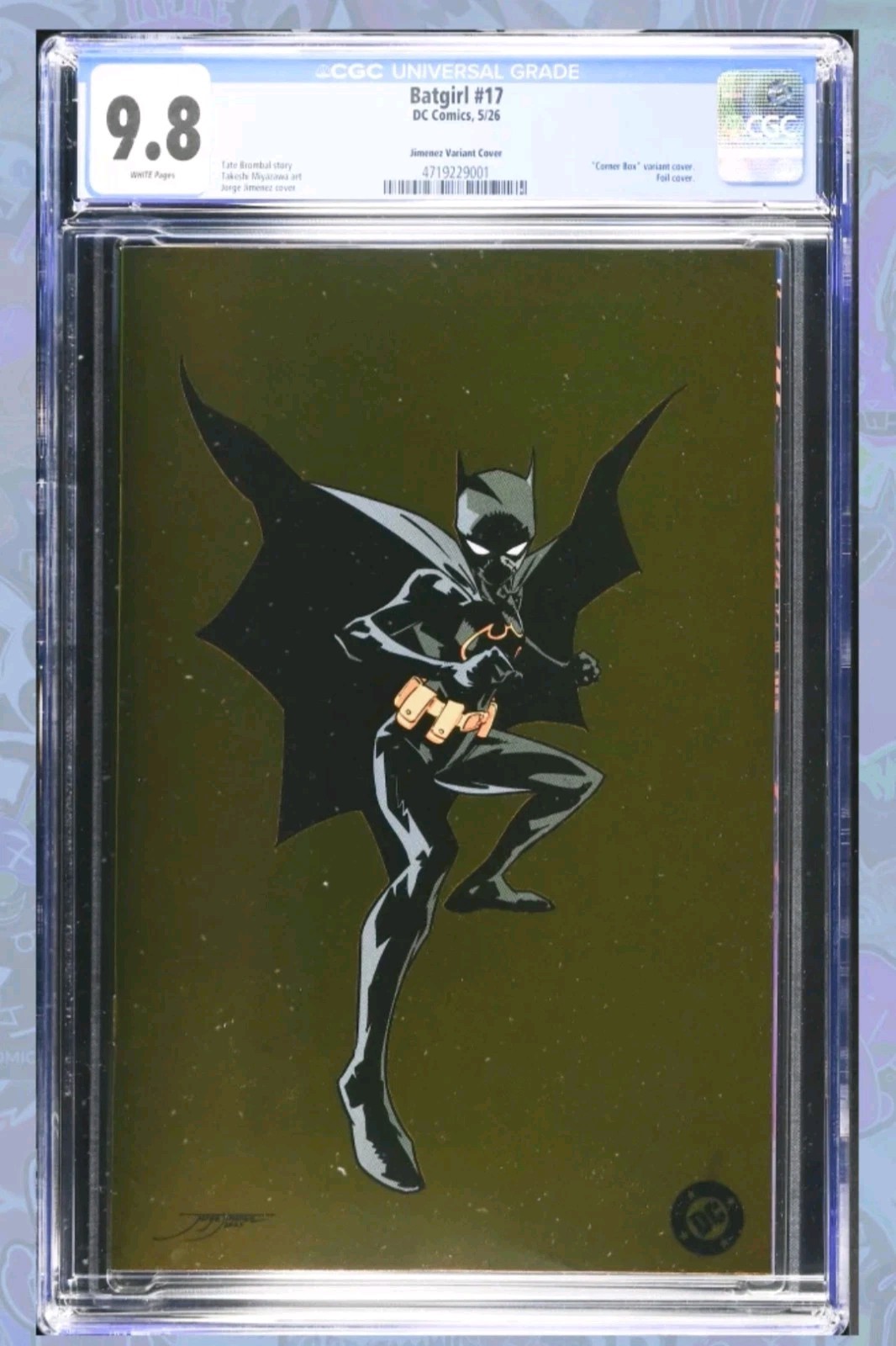 Batgirl #17 Jimenez Foil variant CGC 9.8 NM/M Gorgeous Gem Wow
