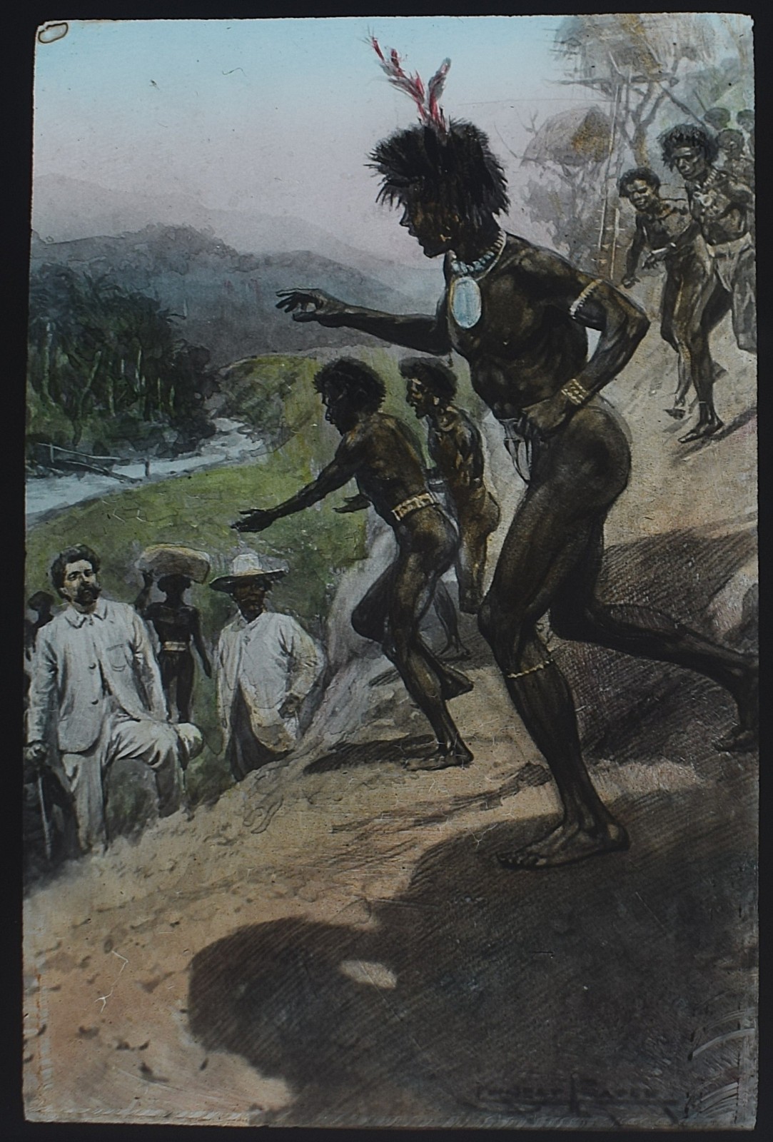 GREATHEART OF PAPUA NO16 C1913 Magic Lantern Slide JAMES CHALMERS NEW GUINEA GREATHEART OF PAPUA NO16 C1913 Magic Lantern Slide JAMES CHALMERS NEW GUINEA