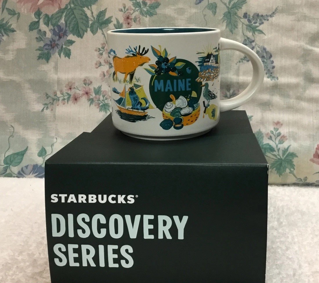 Starbucks 2024 Discovery Series 14oz Mug Maine New In Box Hard To Find Starbucks 2024 Discovery Series 14oz Mug Maine New In Box Hard To Find