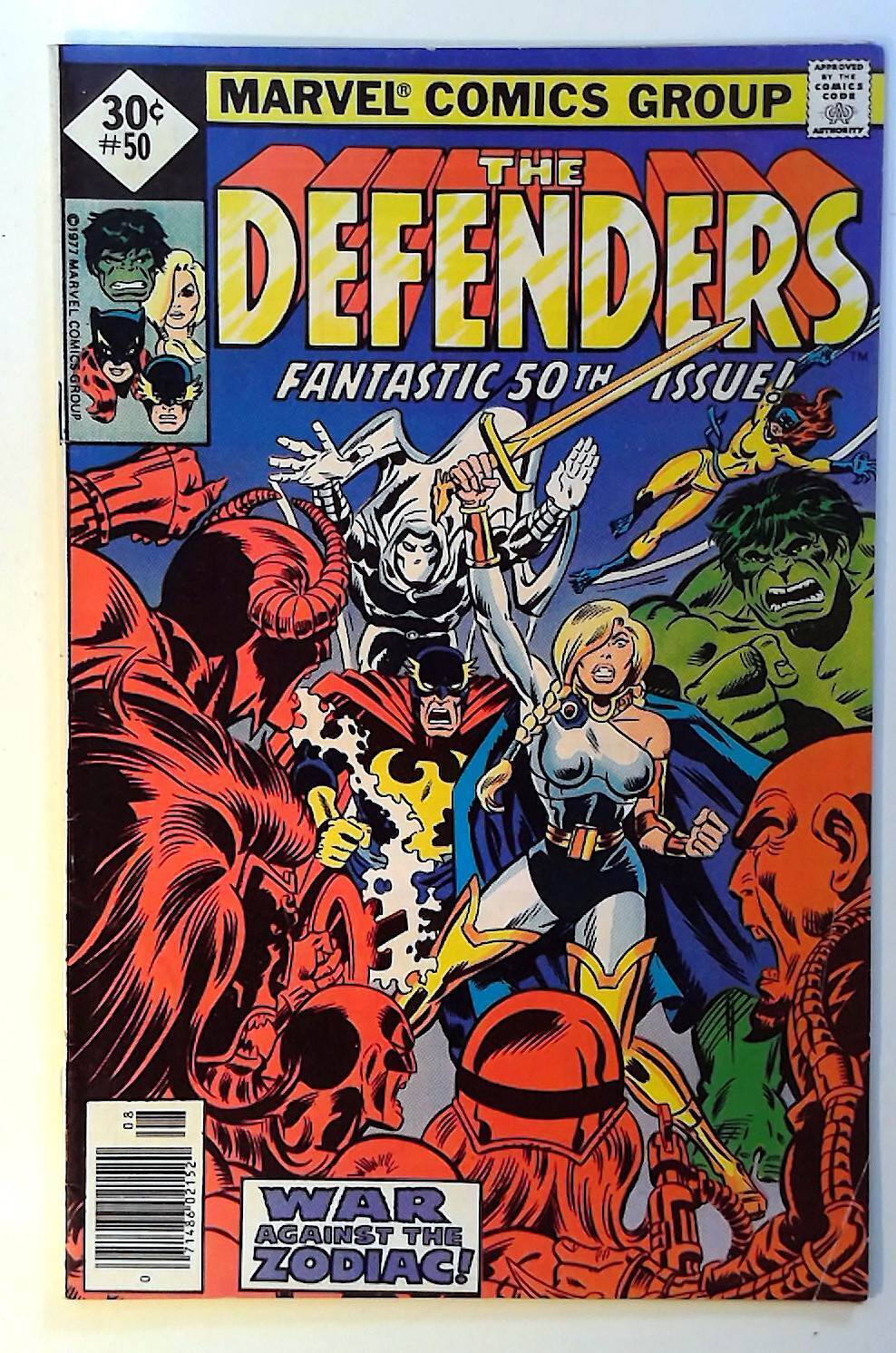 The Defenders #50 Marvel (1977) FN Whitman Variant 1st Print Comic Book