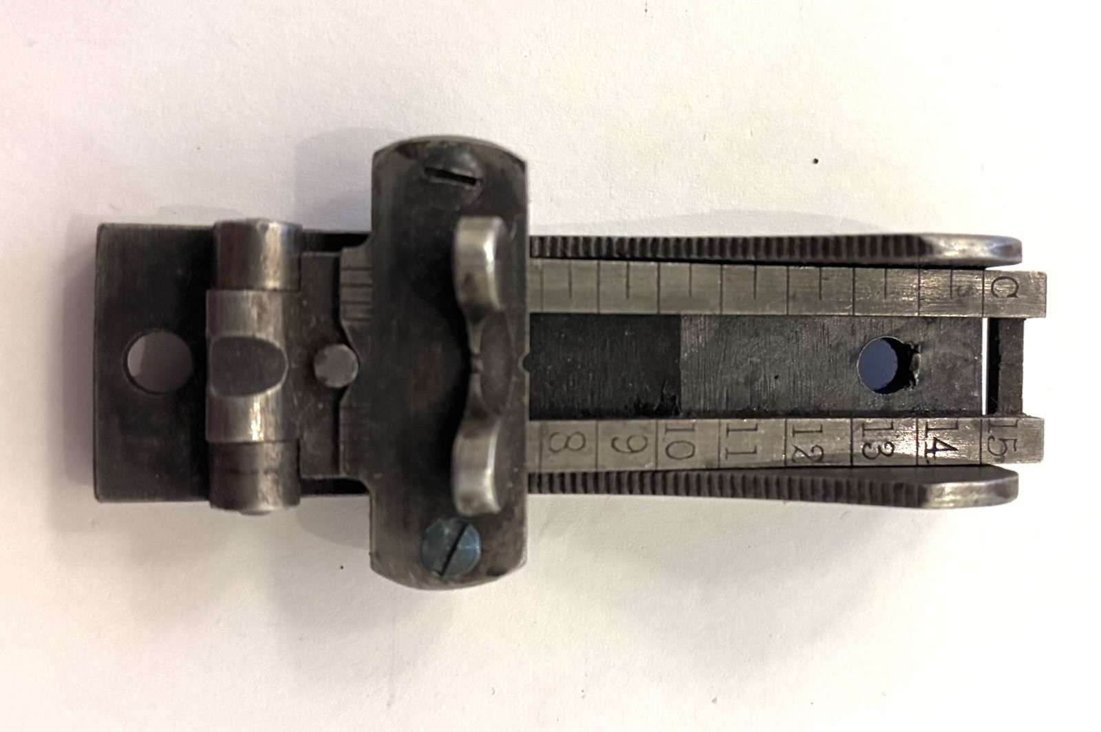 RARE CARBINE “C” Rear Sight U.S. Model 1879 Trapdoor Springfield 45/70 -1873-88 RARE CARBINE “C” Rear Sight U.S. Model 1879 Trapdoor Springfield 45/70 -1873-88
