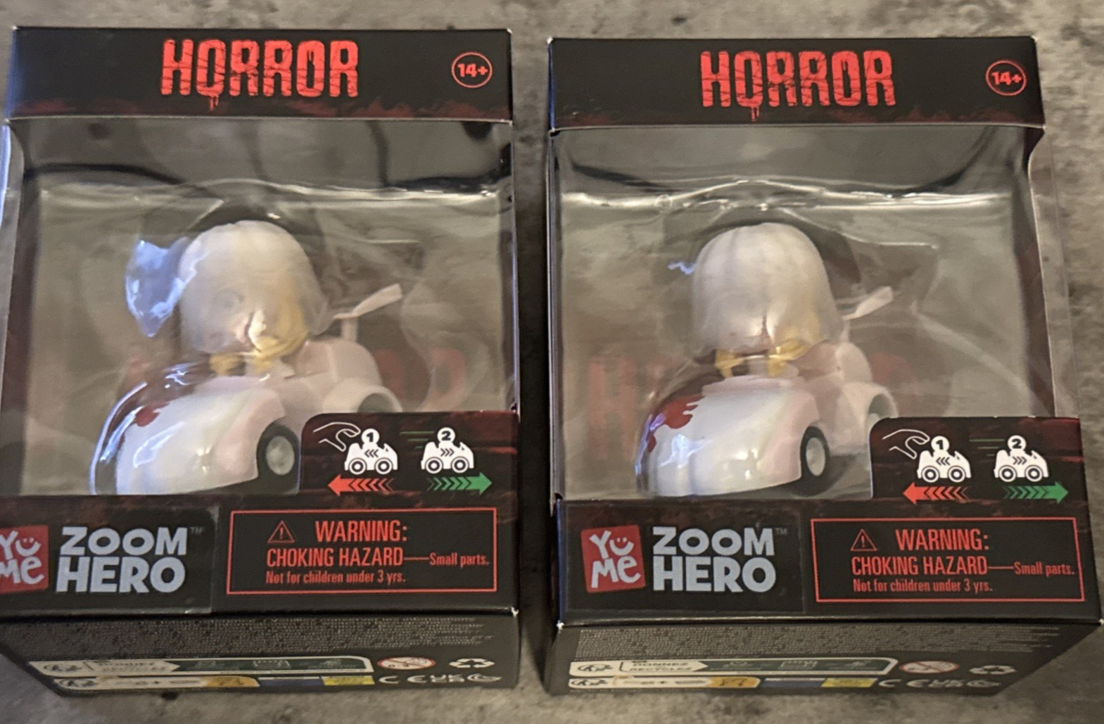 YuMe Horror Zoom Hero Pull Back Car - The Bloody Bride - New in Box, 2 Available YuMe Horror Zoom Hero Pull Back Car - The Bloody Bride - New in Box, 2 Available