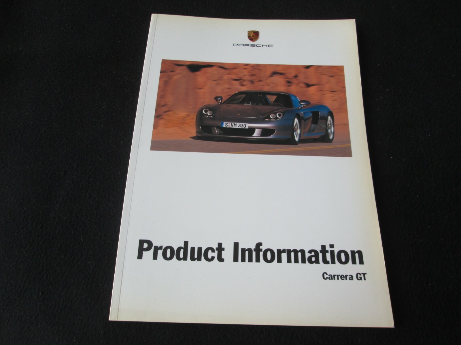 2004-2006 Porsche Carrera GT DEALER Book Internal Catalog Product Info Brochure 2004-2006 Porsche Carrera GT DEALER Book Internal Catalog Product Info Brochure