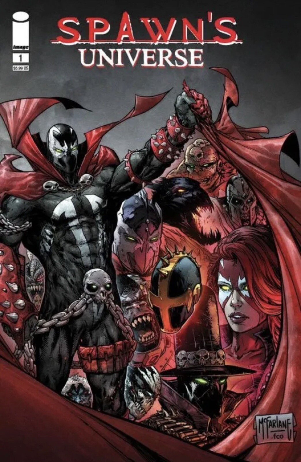 Spawn's Universe #1 CVR F Image Todd McFarlane NM Spawn's Universe #1 CVR F Image Todd McFarlane NM