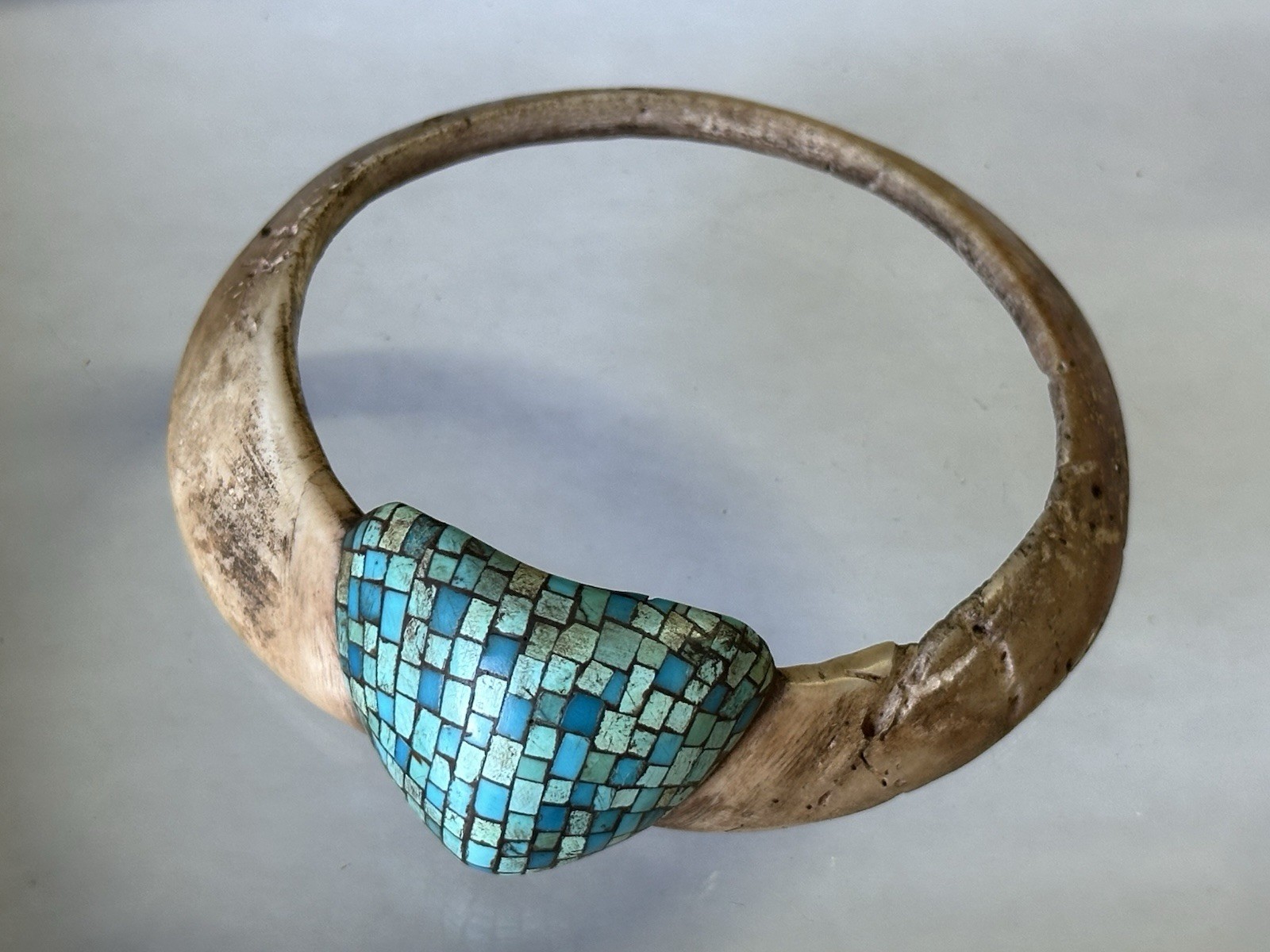INCREDIBLE RARE ANASAZI HOHOKAM MIMBRES SHELL & TURQUOISE BRACELET W/ MOTLEY COA INCREDIBLE RARE ANASAZI HOHOKAM MIMBRES SHELL & TURQUOISE BRACELET W/ MOTLEY COA