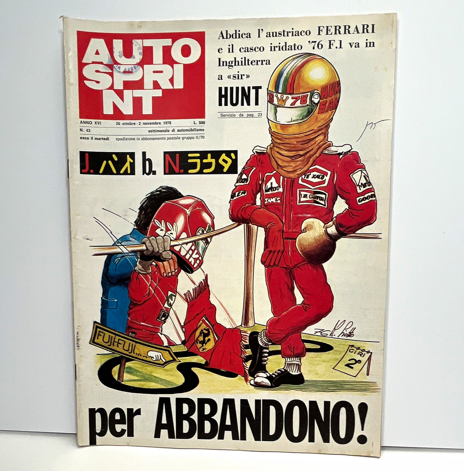 Autosprint Italian Vehicle & Motorsport Magazine Issue No. 43 Oct 26-Nov 2 1976 Autosprint Italian Vehicle & Motorsport Magazine Issue No. 43 Oct 26-Nov 2 1976