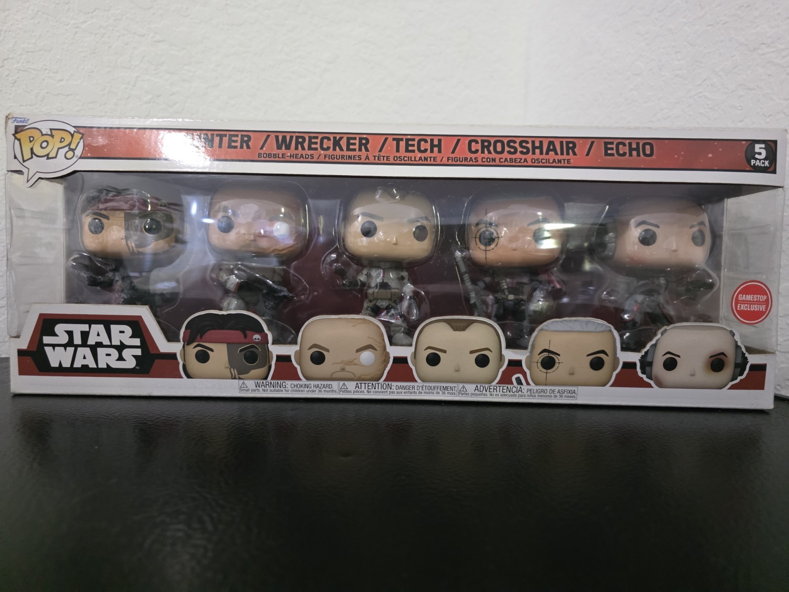Funko Pop Star Wars The Bad Batch GameStop Exclusive Vinyl Figure 5 Pack Funko Pop Star Wars The Bad Batch GameStop Exclusive Vinyl Figure 5 Pack