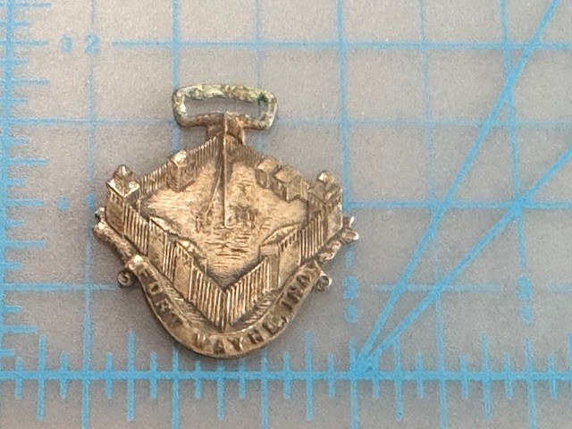 WF-041 antique FORT WAYNE IND FOB metal Indiana Whitehead & Hoag Co. medal