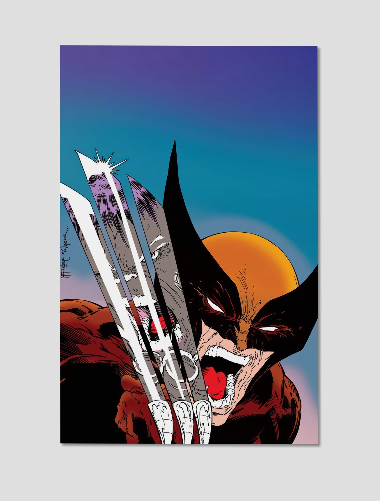 Wolverine Print Poster X-Men Premium Giclee Marvel Wall Art 11" x 17" Wolverine Print Poster X-Men Premium Giclee Marvel Wall Art 11" x 17"