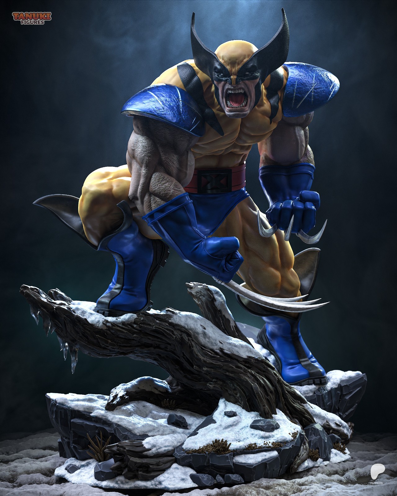 1:6 Wolverine X-Men Fan Art UNPAINTED High Quality Garage Kit 1:6 Wolverine X-Men Fan Art UNPAINTED High Quality Garage Kit