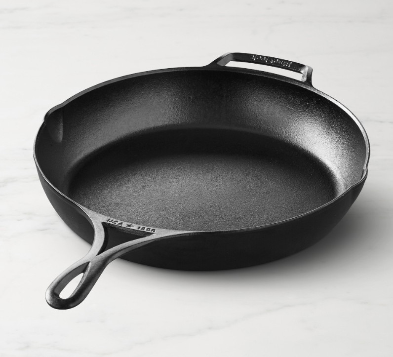 Williams - Lodge Blacklock Triple Seasoned Cast Iron Skillets 12 in Williams - Lodge Blacklock Triple Seasoned Cast Iron Skillets 12 in