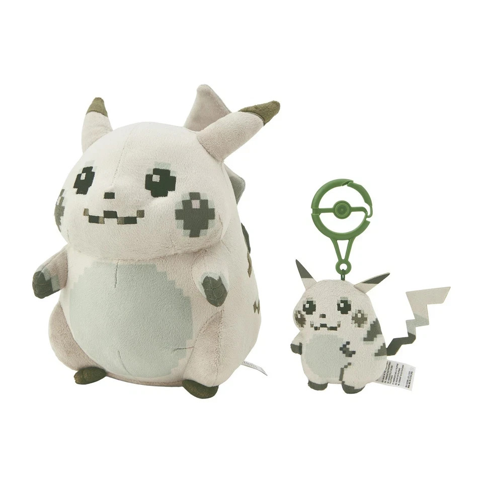 Pokémon Pikachu Of The Beginning Plush Mascot Set – 30th Anniversary Red Green