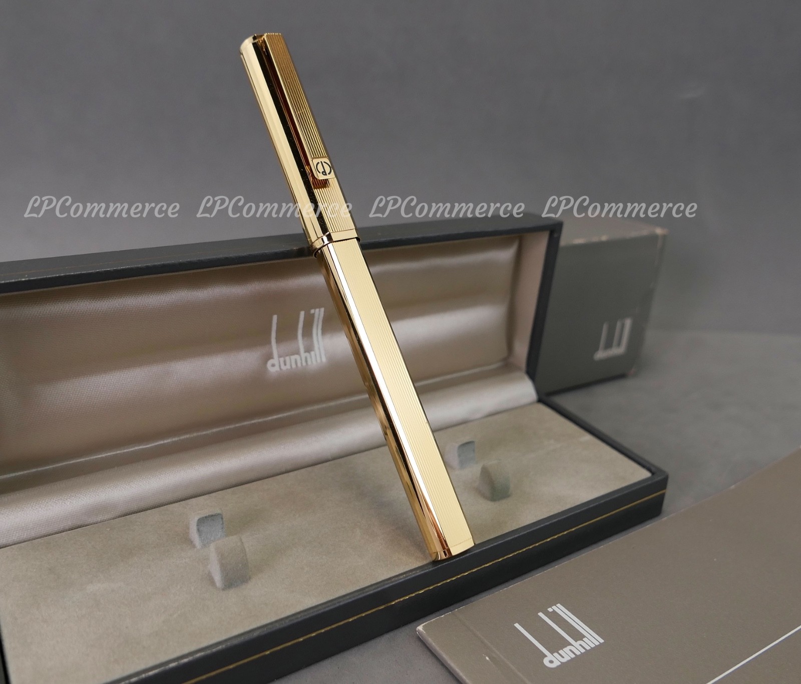 Dunhill Gemline Fountain Pen 585 Gold Fountain Pen Box England Dunhill Gemline Fountain Pen 585 Gold Fountain Pen Box England