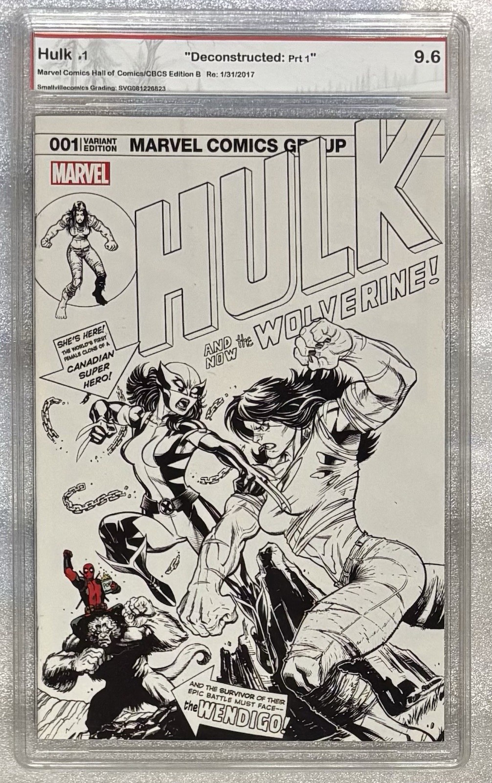 Hulk 1 SVG 9.6 Ed McGuinness HOC B&W sketch Variant. Hulk 181 homage2017🔥🔥 Hulk 1 SVG 9.6 Ed McGuinness HOC B&W sketch Variant. Hulk 181 homage2017🔥🔥