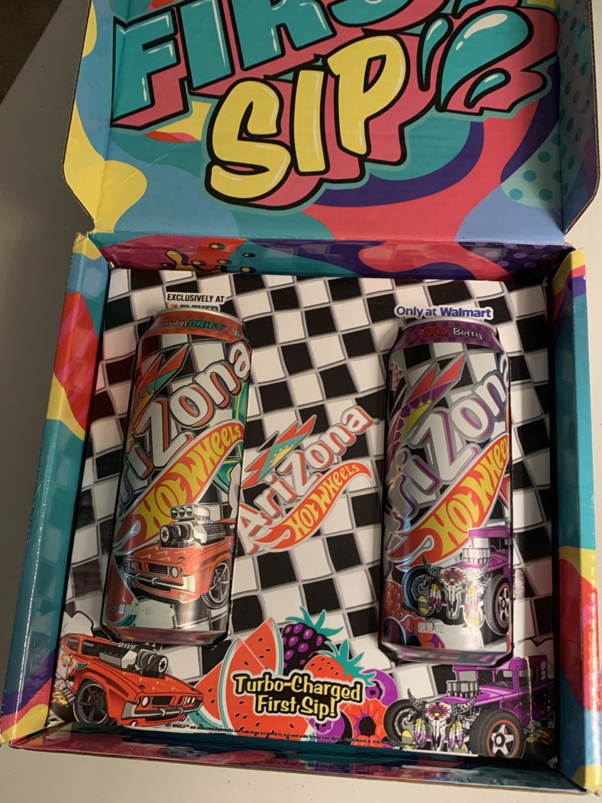 Arizona Hot Wheels First Sip Collectors Box Brand New Arizona Hot Wheels First Sip Collectors Box Brand New