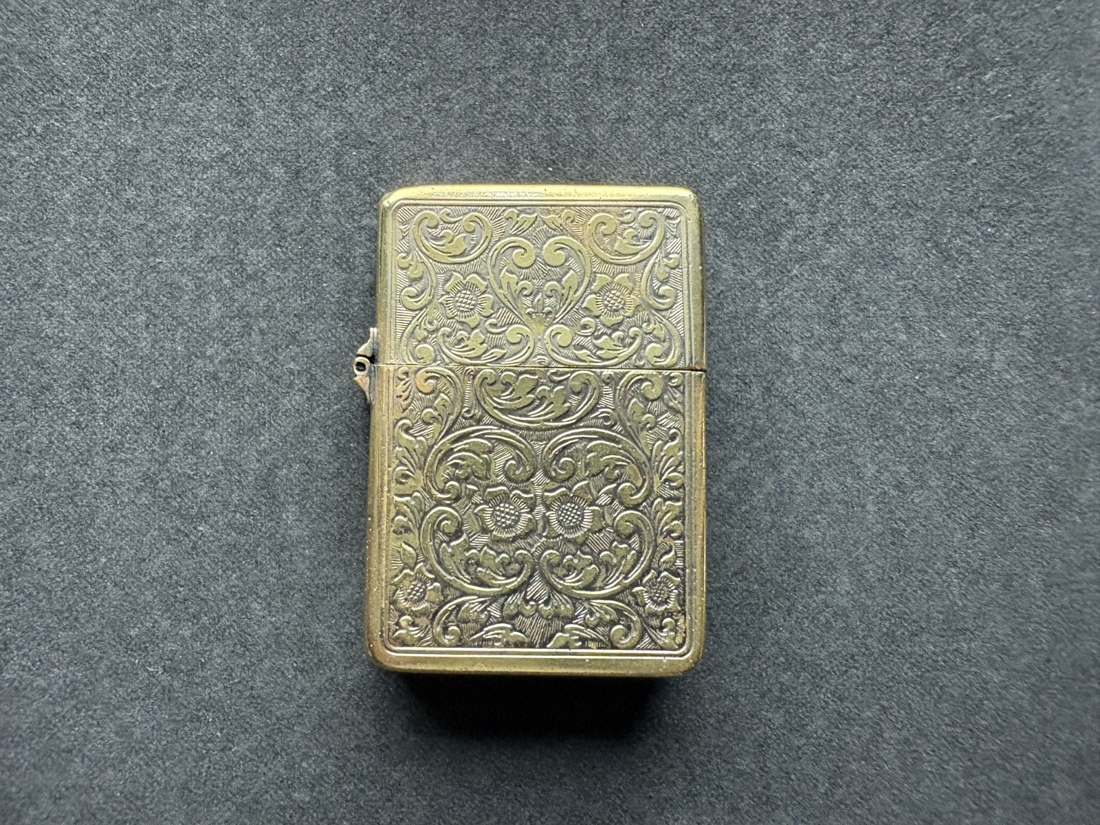 Vintage Gold Tone Lighter Made in Italy, Zippo Insert Vintage Gold Tone Lighter Made in Italy, Zippo Insert