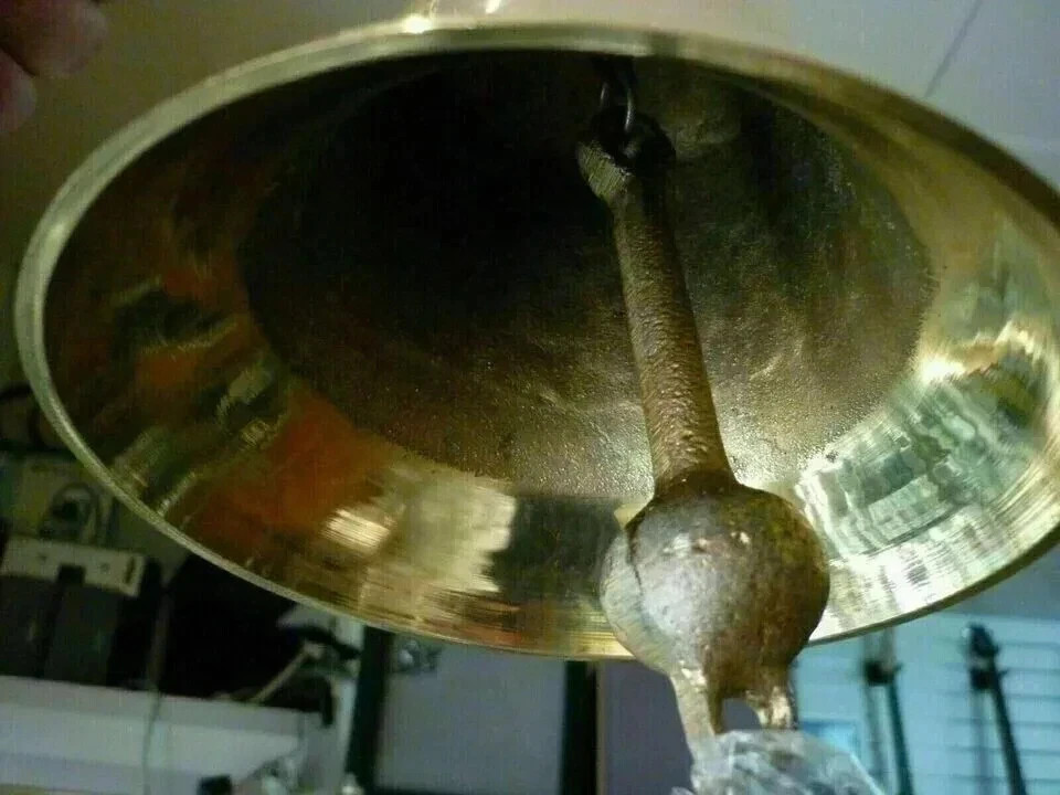 Large 11" Solid Brass Nautical Ship's Boat Bell Marine Maritime Wall Hang Bell Large 11" Solid Brass Nautical Ship's Boat Bell Marine Maritime Wall Hang Bell