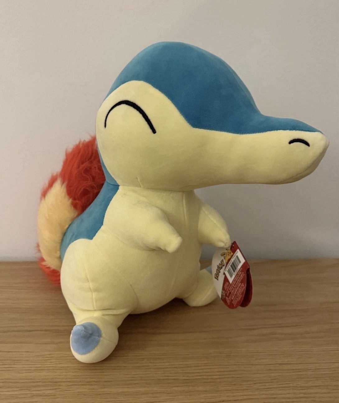 New Cyndaquil 14” Plush Round 1 Exclusive NWT Pokemon Licensed - US Seller