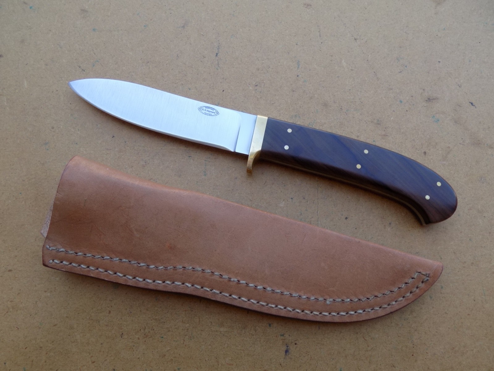 Vintage Corbet Sigman Working Hunter Custom Fixed Blade Knife Vintage Corbet Sigman Working Hunter Custom Fixed Blade Knife