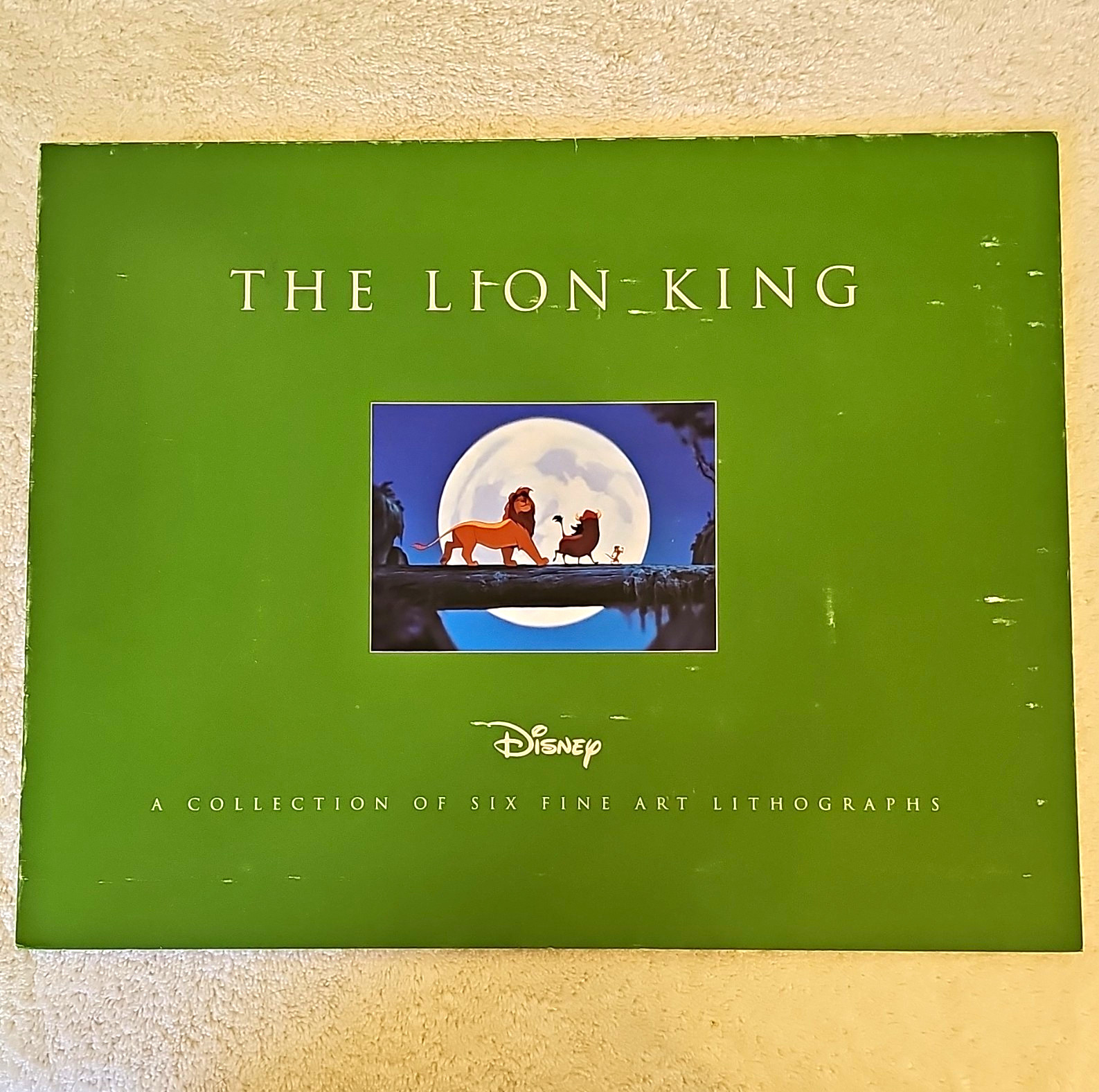 Disney The Lion King Collection of Six Fine Art Lithograph Prints Disney The Lion King Collection of Six Fine Art Lithograph Prints