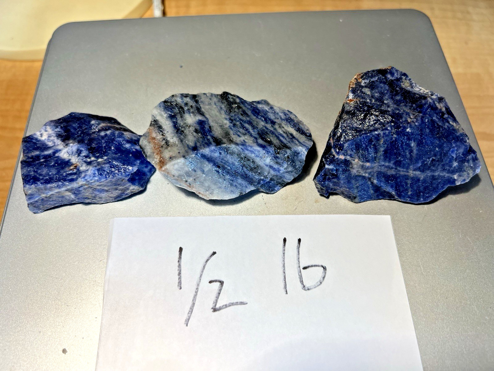 Rough Blue-Violet Sodalite Lapidary Grade or as Display 1/2 Lb.+ Rough Blue-Violet Sodalite Lapidary Grade or as Display 1/2 Lb.+