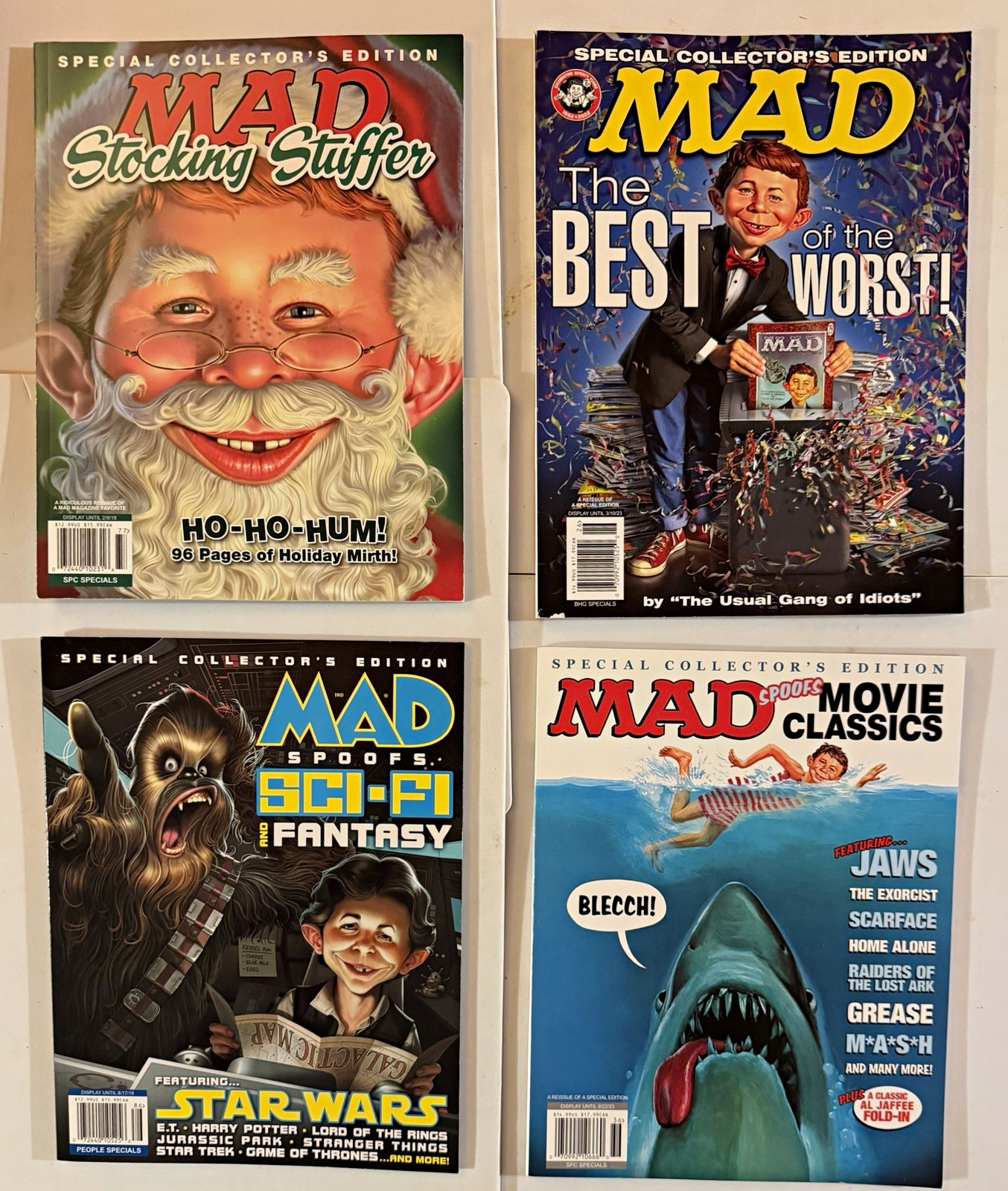 MAD Special Collector's Edition Magazine Lot of 4 - MAD Super Specials MAD Special Collector's Edition Magazine Lot of 4 - MAD Super Specials