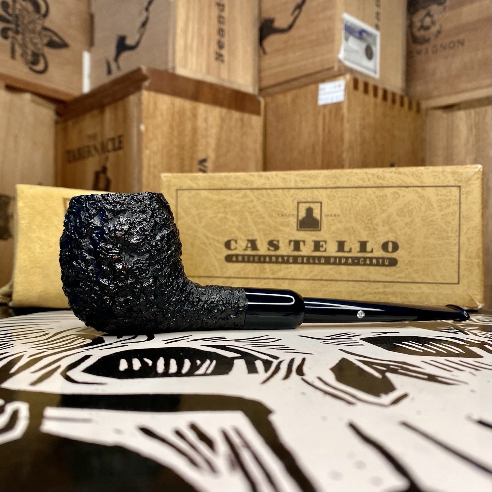 Castello 23, Hand Made In Cantù 🇮🇹 NOS UNSMOKED, mid-late 1950’s