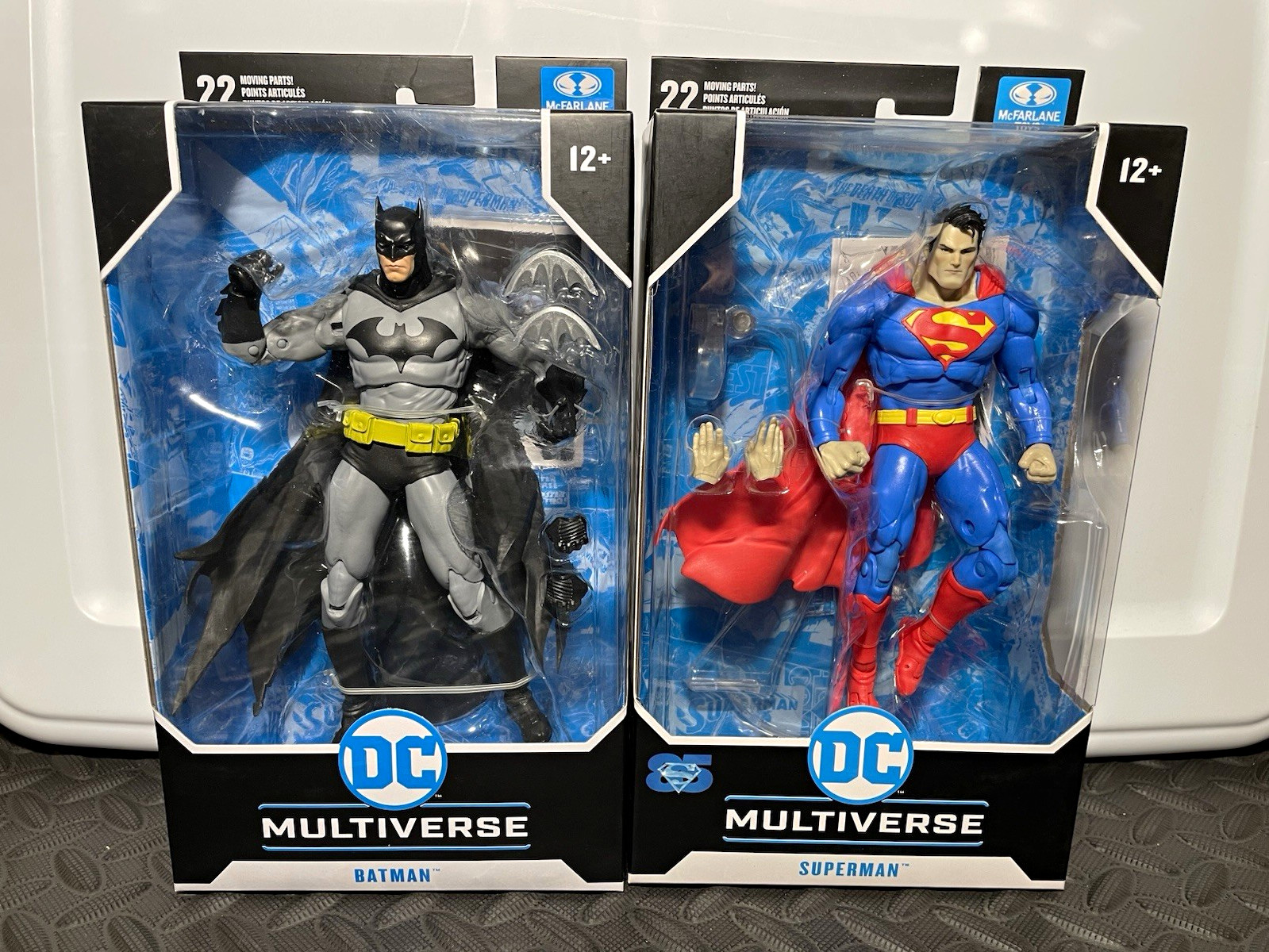 Batman Hush & Superman Hush DC Multiverse Mcfarlane Action Figures Batman Hush & Superman Hush DC Multiverse Mcfarlane Action Figures