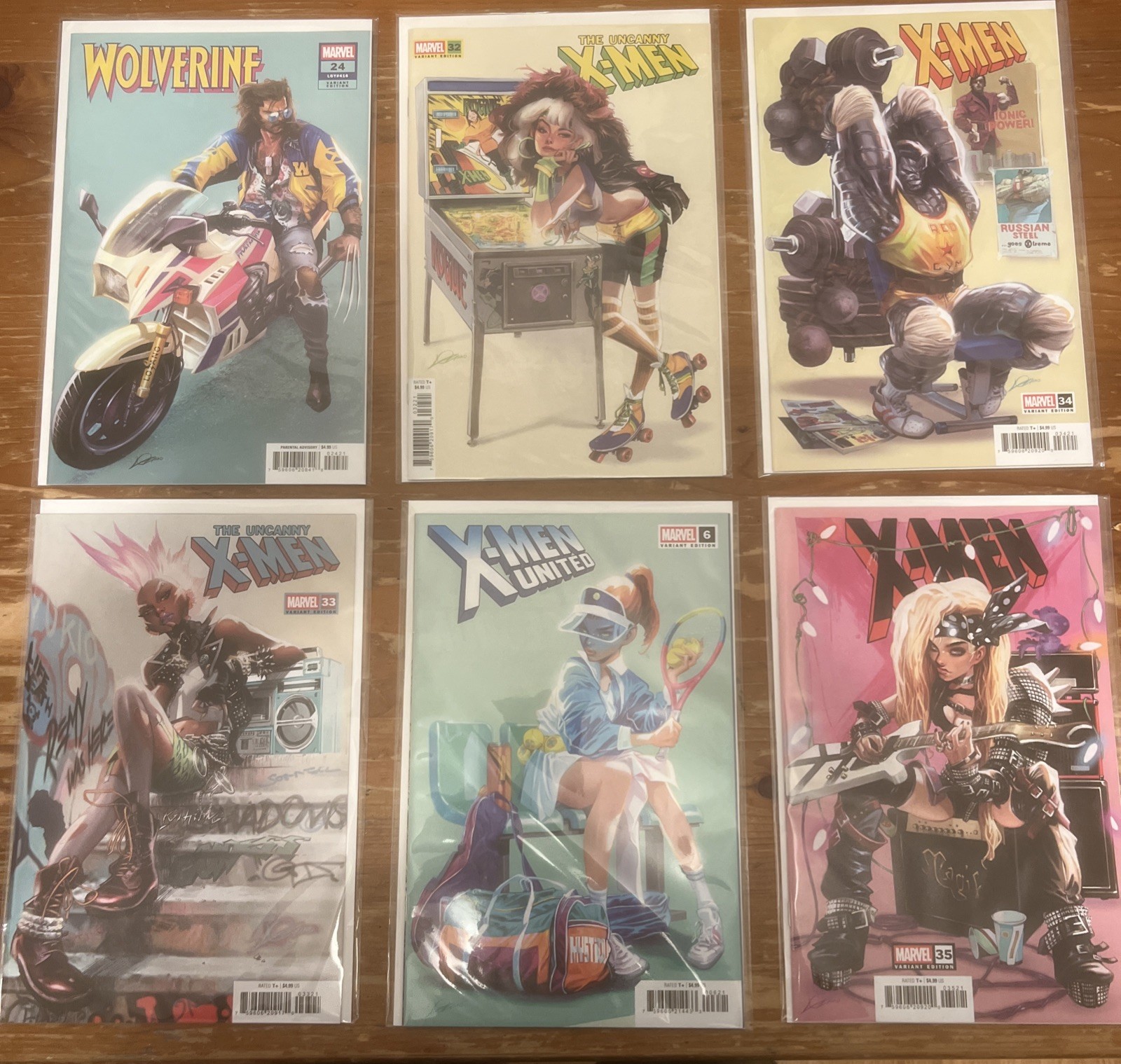 Uncanny X-Men Wolverine Alexander Lozano 80s Variant 6-Book Set Marvel 2026 Uncanny X-Men Wolverine Alexander Lozano 80s Variant 6-Book Set Marvel 2026