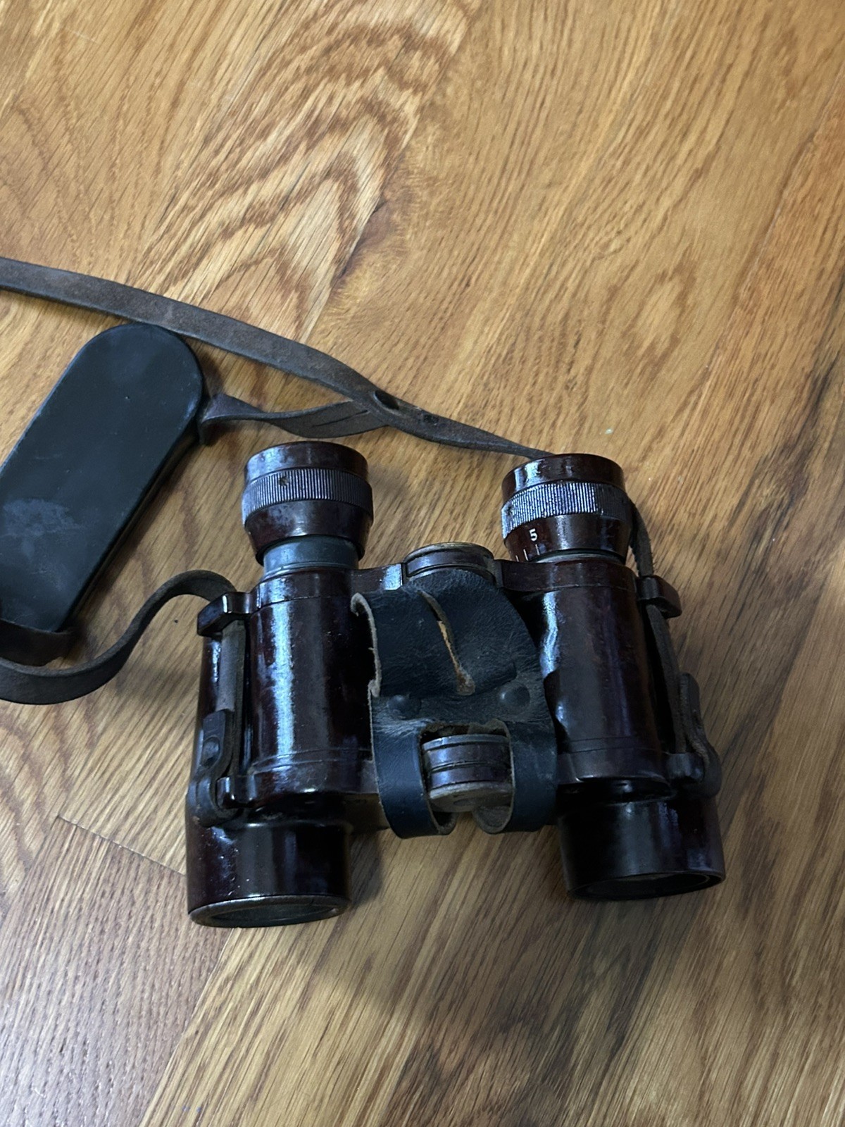 Rare WWII German Bakelite 6x30 Dienstglas Binoculars - Emil Busch CXN Late War Rare WWII German Bakelite 6x30 Dienstglas Binoculars - Emil Busch CXN Late War