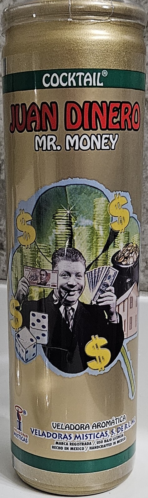 Juan Dinero - Mr. Money FIXED Candle - Attract Better Finances, Money Abundance Juan Dinero - Mr. Money FIXED Candle - Attract Better Finances, Money Abundance