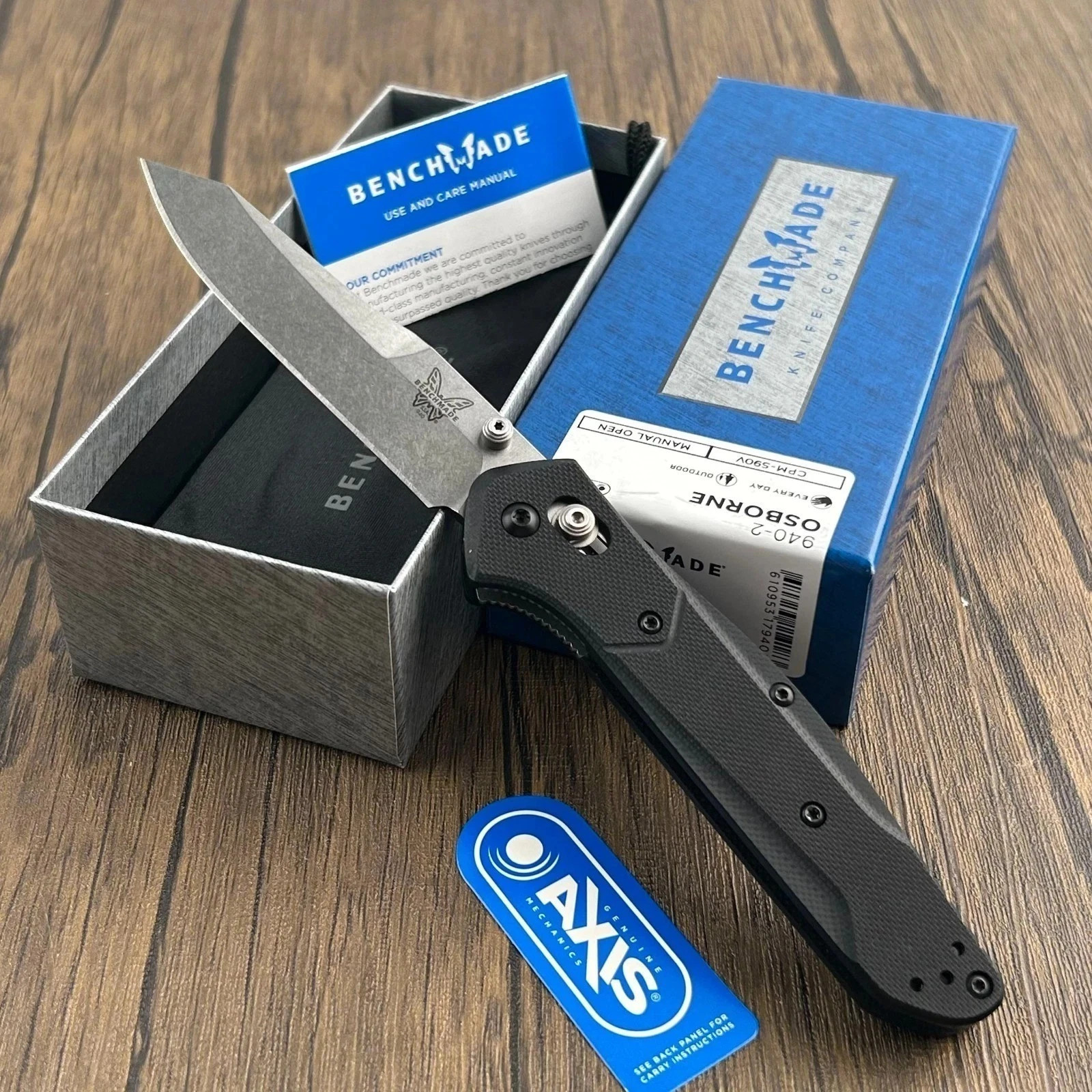 Benchmade 940-2 Osborne S30V G10 AXIS Lock EDC Pocket Folding Knife USA Benchmade 940-2 Osborne S30V G10 AXIS Lock EDC Pocket Folding Knife USA
