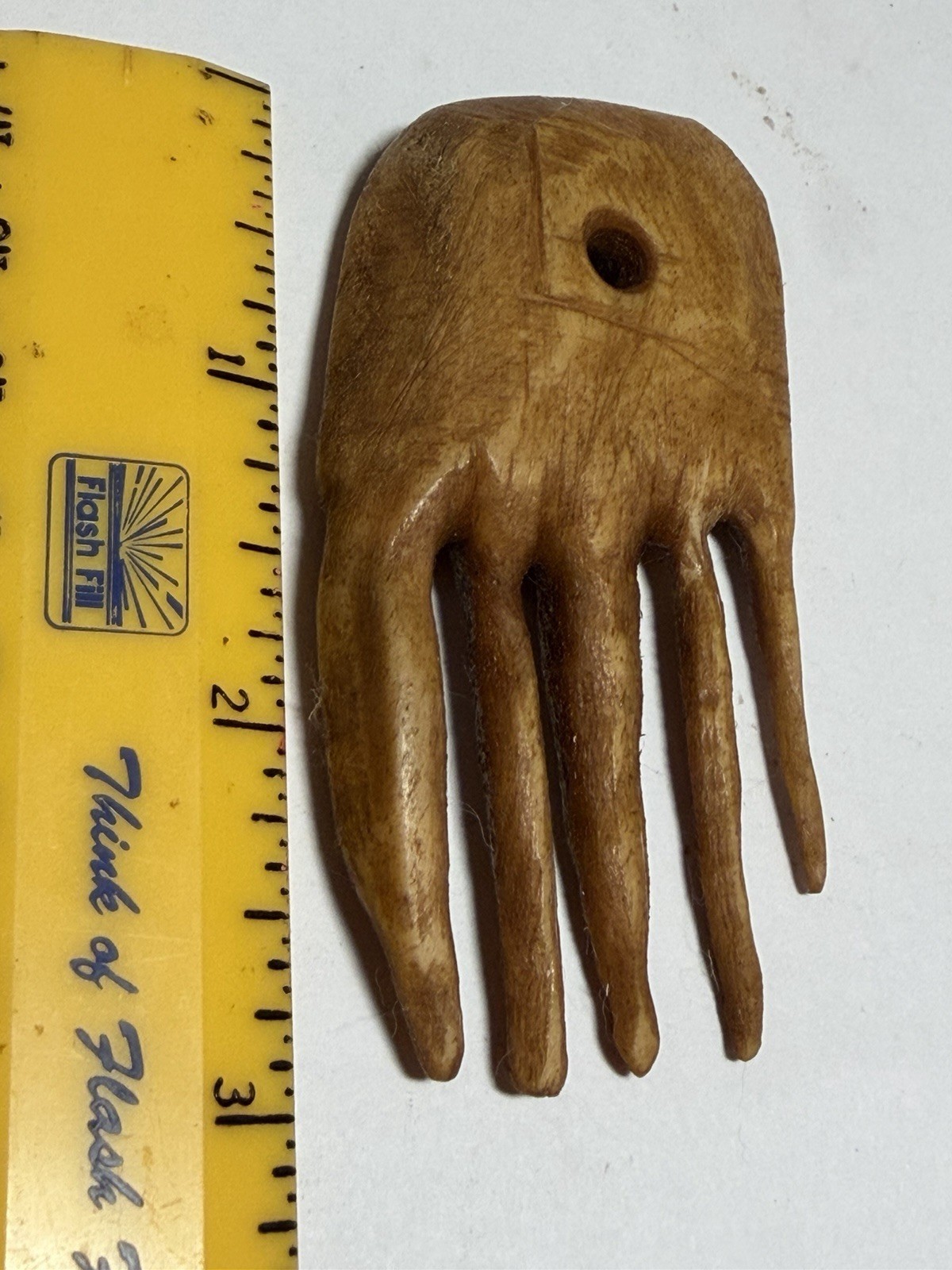 Super Fine Cayuga Co. New York Bone Comb Iroquois Indian Artifact 