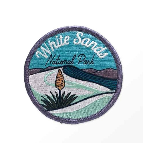 White Sands National park Patch Iron-On Applique Souvenir Gift White Sands National park Patch Iron-On Applique Souvenir Gift