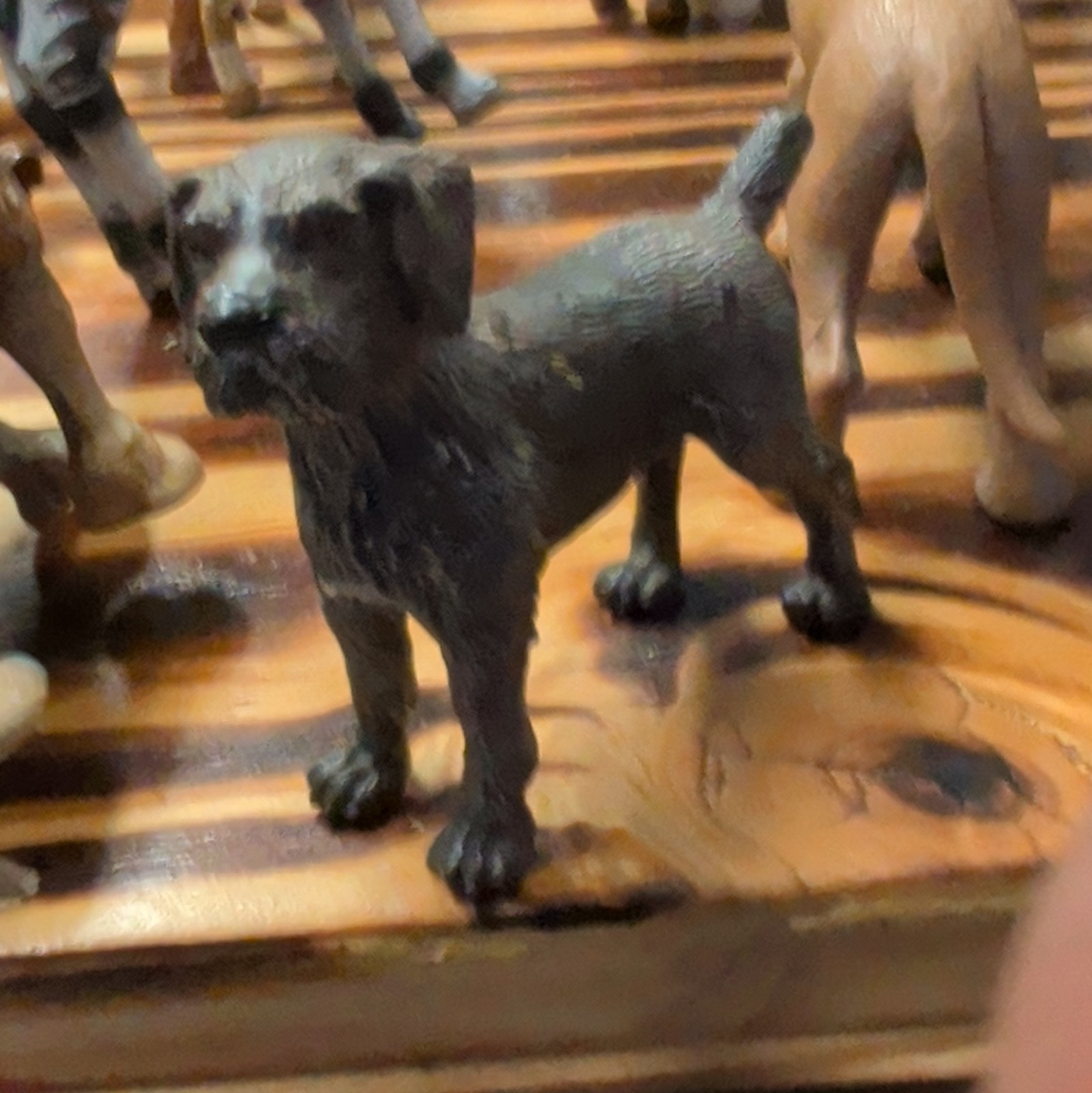 Schleich Black Dog Figurine Plastic Kids Animal Toy 1996 Schleich Black Dog Figurine Plastic Kids Animal Toy 1996