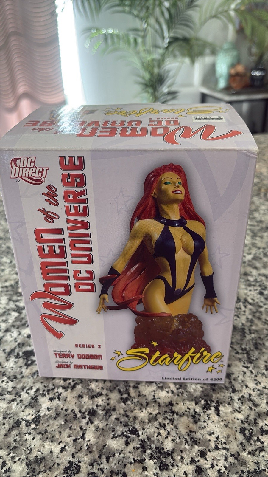 DC Direct Women of the DC Universe Series 2 Starfire Porcelain Bust LE